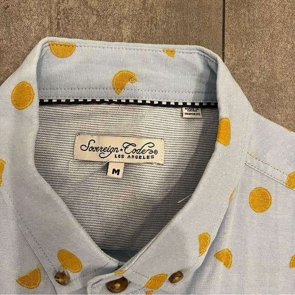 Sovereign Code Orange Slice Summer Button Down - Picture 2 of 4